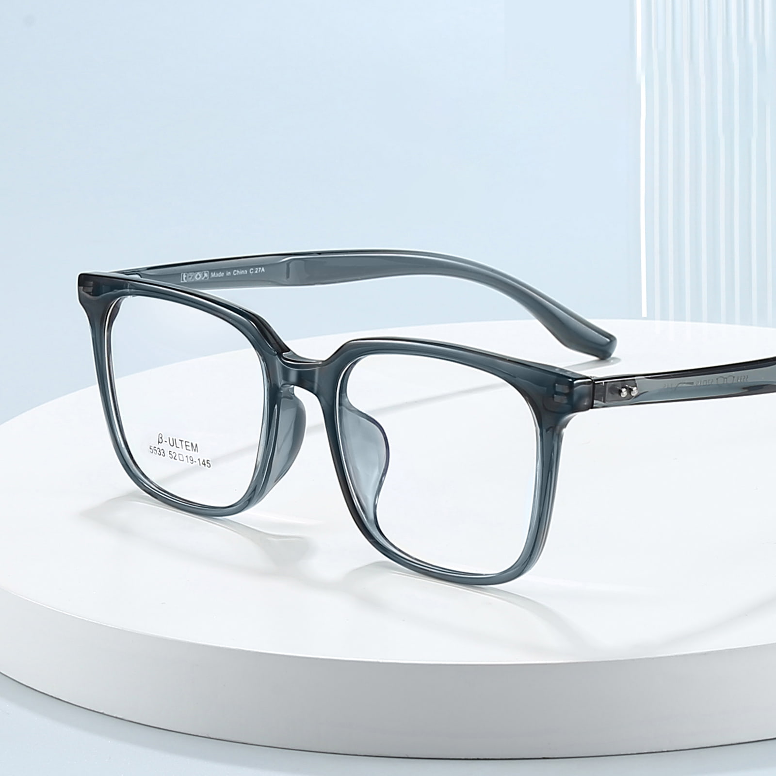 5533 Sports Square Frame Anti-Perlanggaran Cermin Mata TR90