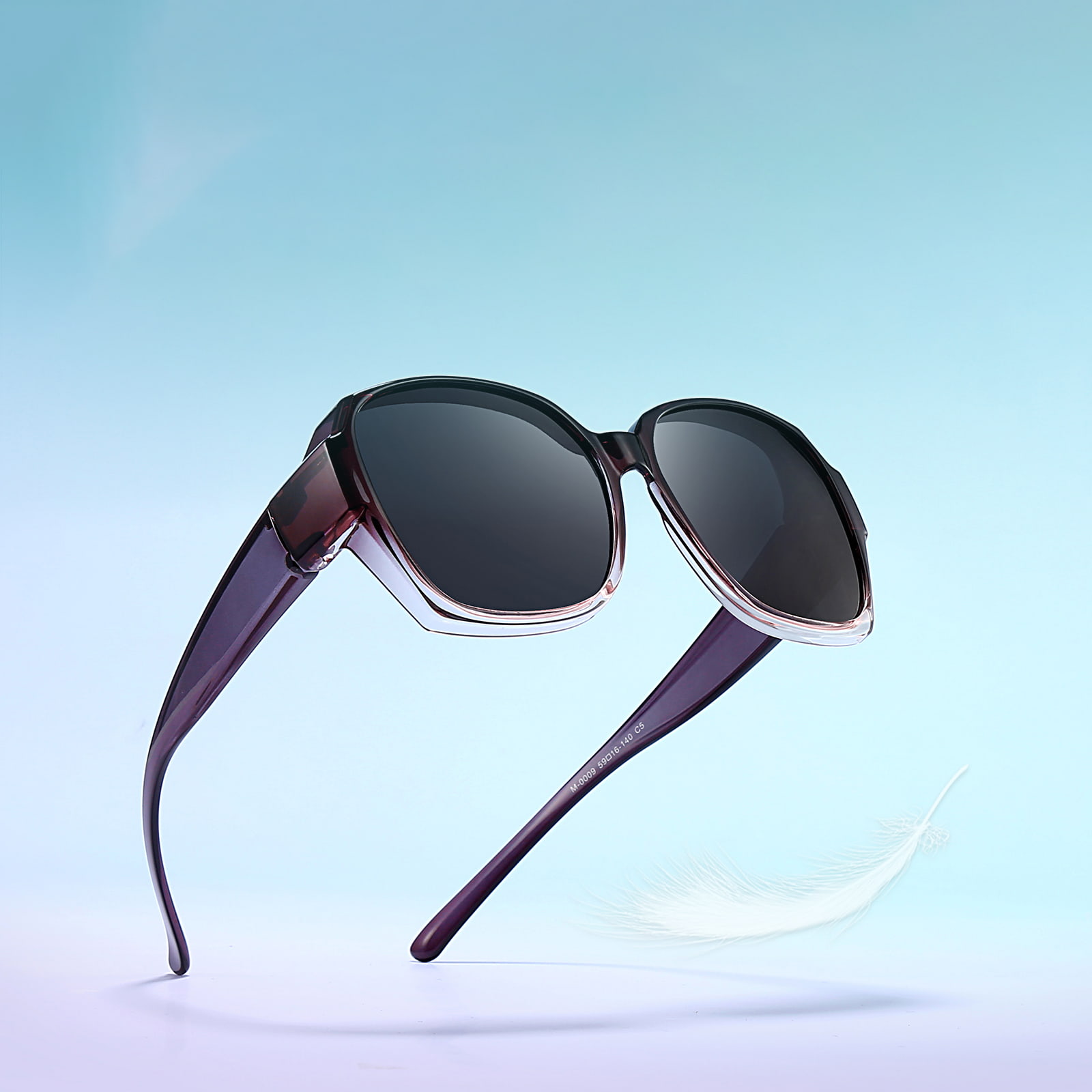 0009 Jaket Matahari Memandu Cermin Mata Hitam Polarized